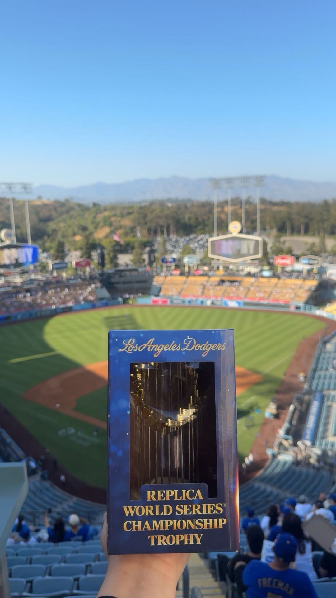 Dodgers Replica World Series Championship Trophy