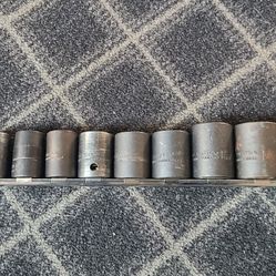 Proto 13pc SAE Impact Socket Set 3/8 - 1-1/8