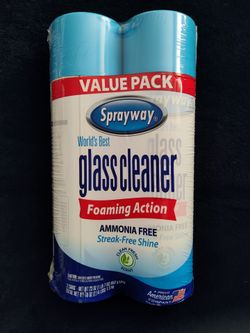 Sprayway Glass Cleaner Foaming Action 2-Pack