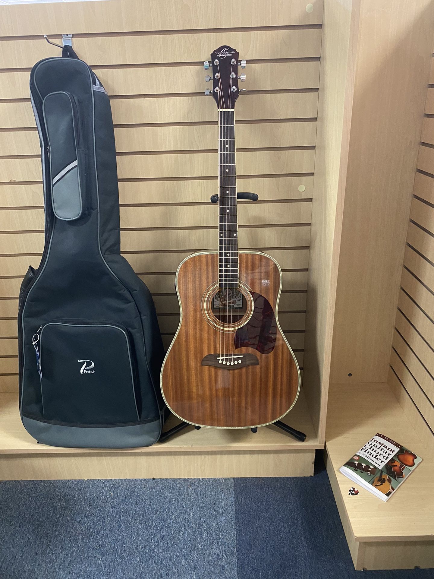 Oscar Schmidt By Washburn Mahogany Acoustic Guitar