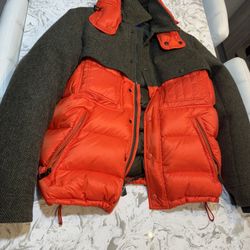 Ralph Lauren Purple Label RLX Down Wool Puffer Jacket Parka Anorak Coat