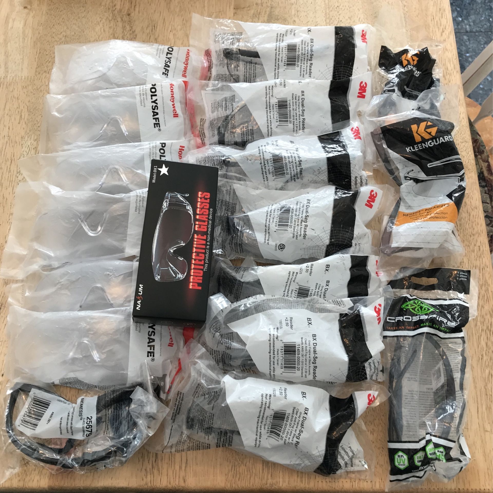 18x Safety Glasses Honeywell 3M Kleenguard