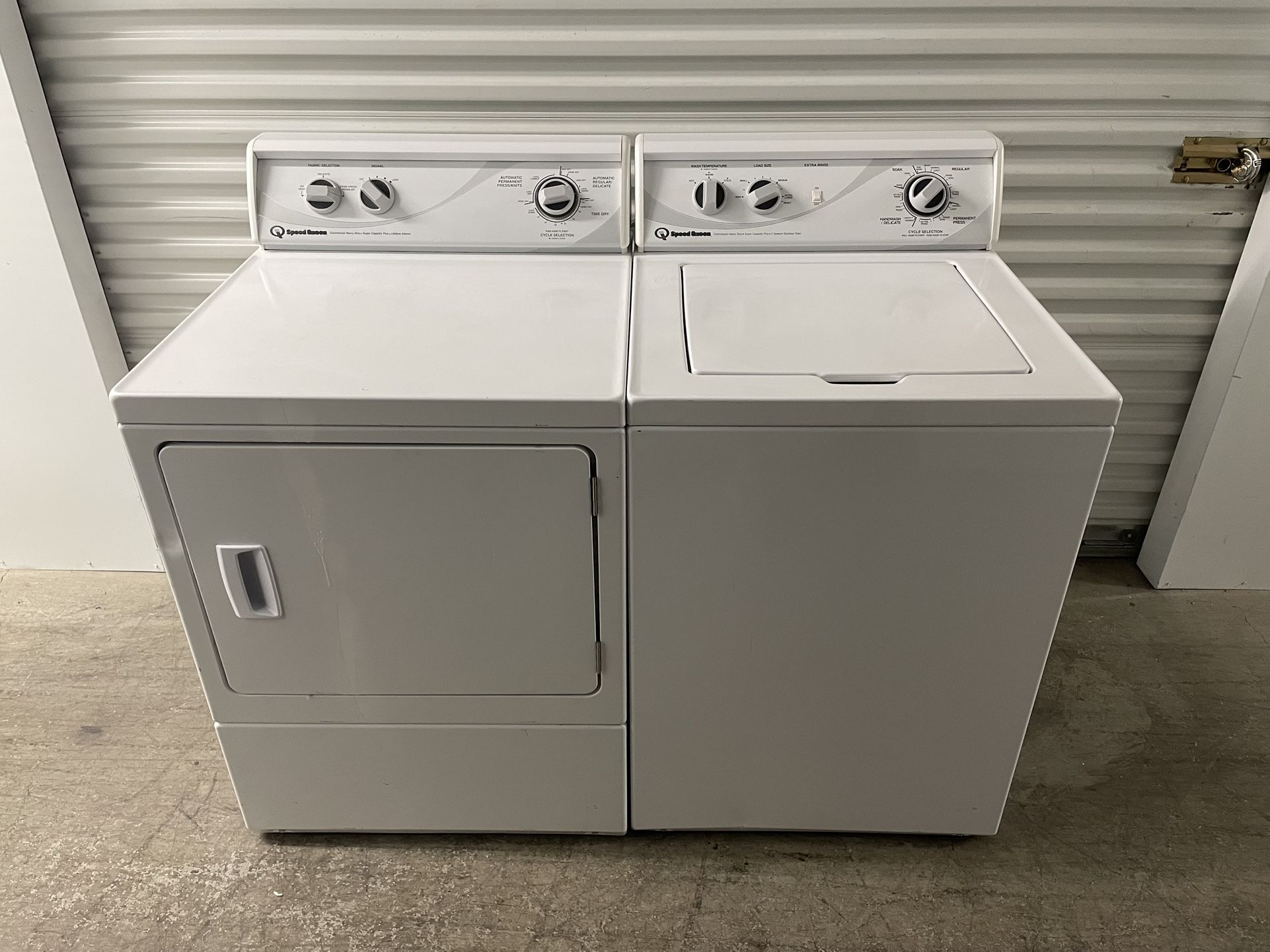 SpeedQueen Washer and Dryer
