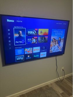 65in Vizio tv with wall mount