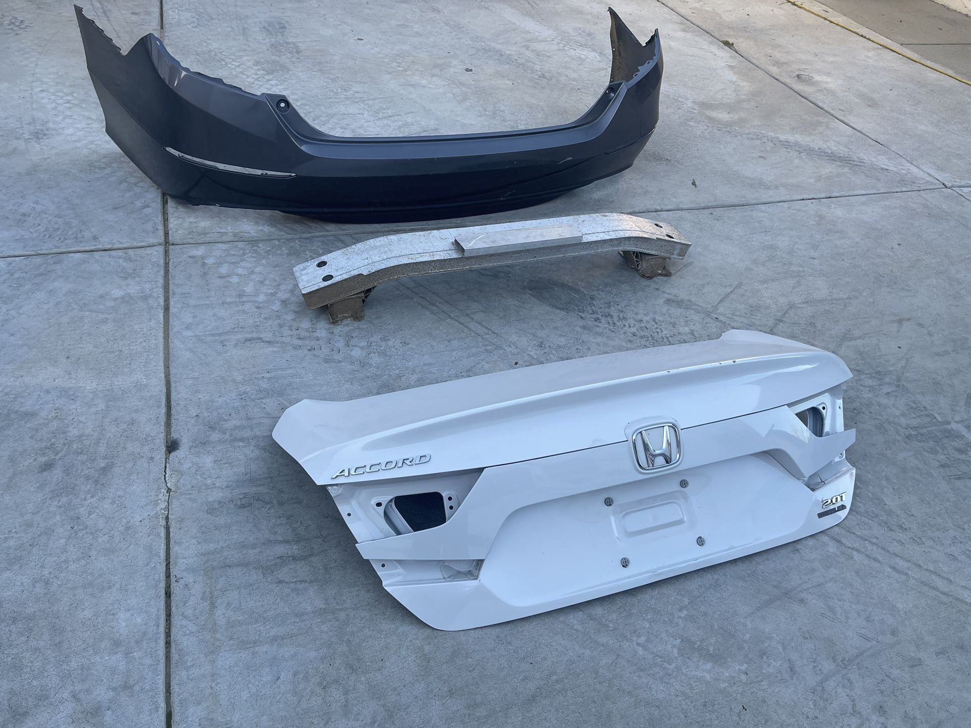 2018-2022 Honda Accord Trunk,rear Bumper And Reinforcement