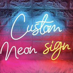 Custom Neon Signs Business Signs Wedding Signs