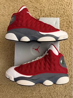 Size 9 (Pre owned, comes with OG box) - Air Jordan 13 retro flint