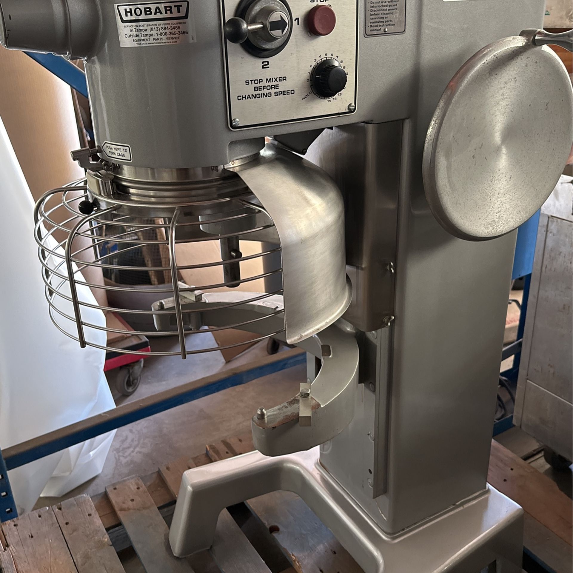 Hobart D340 mixer 40 Qt Mixer with 30 quart bowl and attachments