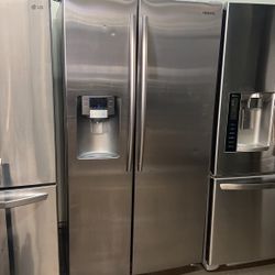 Samsung Stainless Steel Side By Side Refrigerator