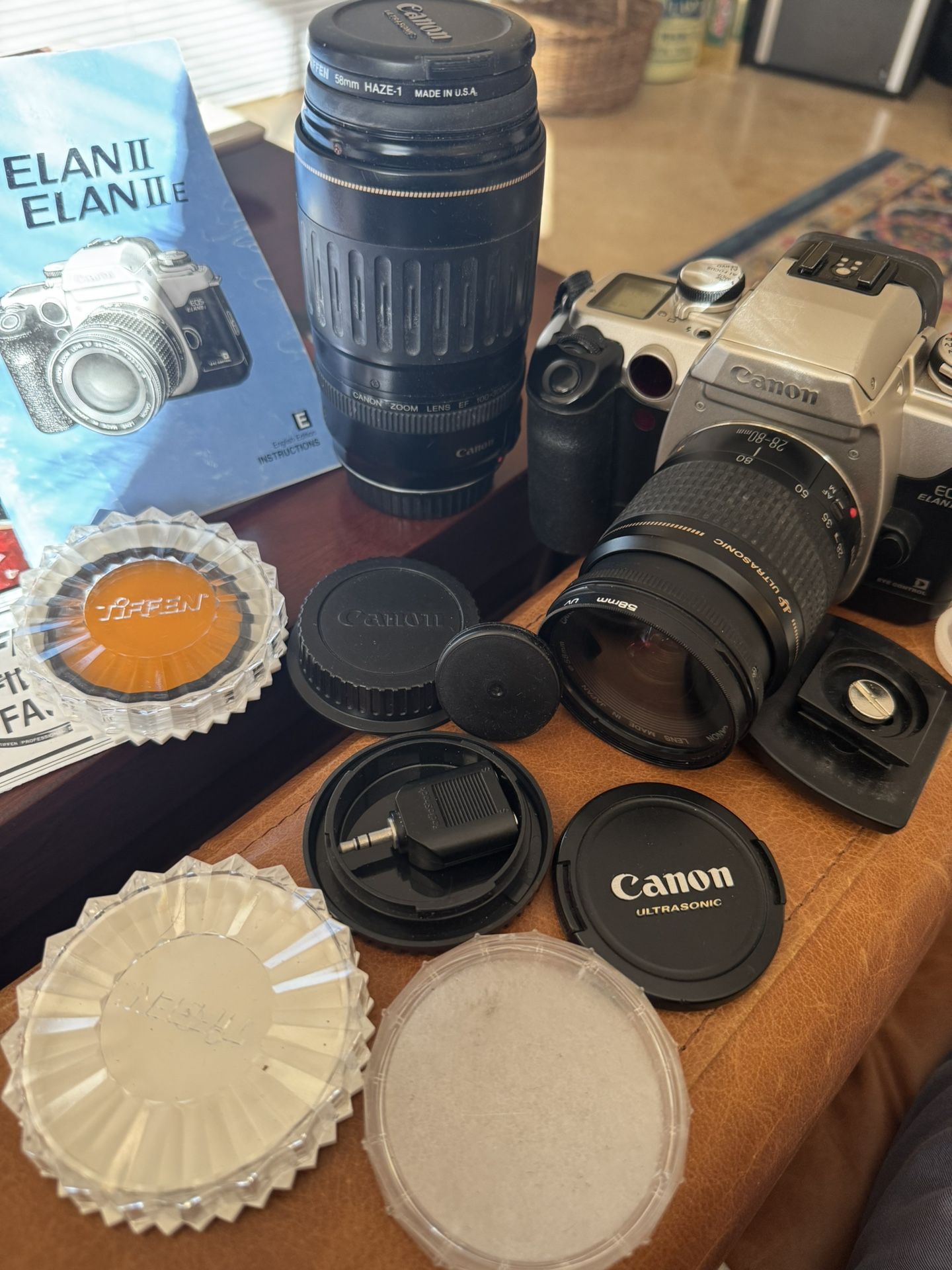 Canon EOS ELan II e Camera And Multiple Lens Bag And More