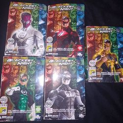 DC DIRECT 2009 SDCC Limited Set Of 5 Blackest Night (read description)