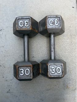 Pair of dumbbells