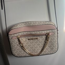 Michael Kors Grey/Pink Bag 