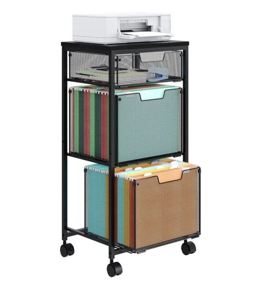 3 Drawer Mobile File Cabinet