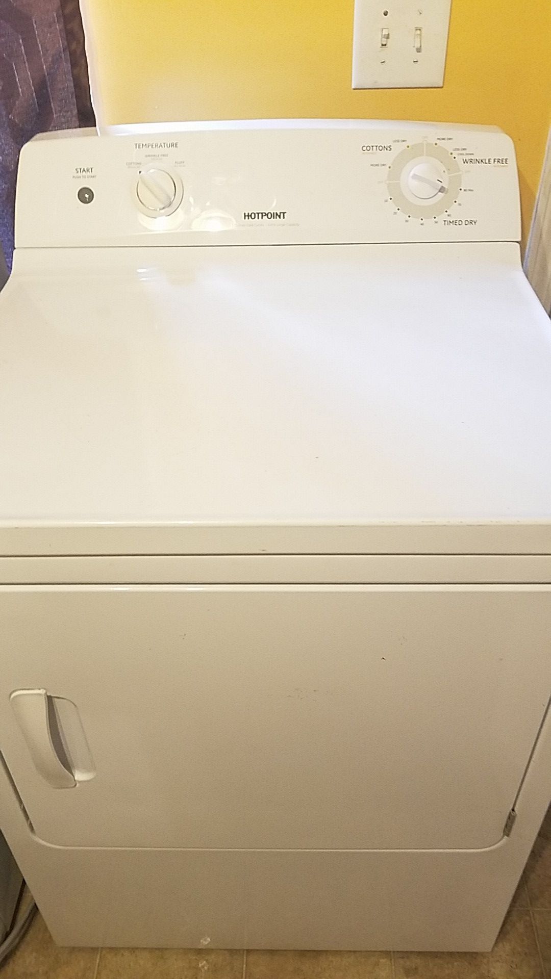 Hotpoint dryer