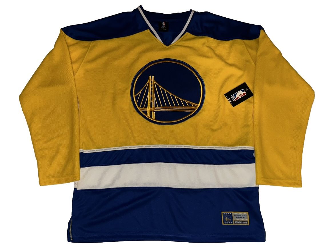 Golden State Warriors Hockey Jersey Men’s S-L