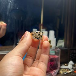 Golden Nugget Ring Size 8