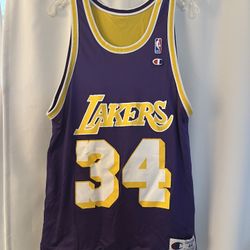 Vintage Lakers Champion Jersey 