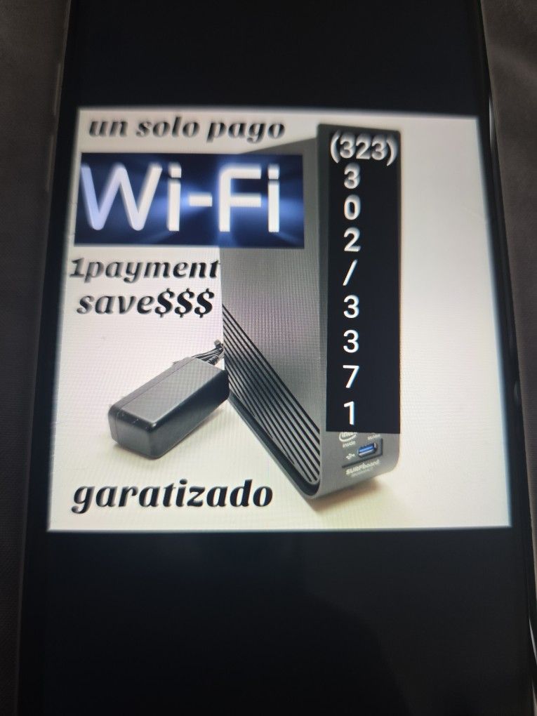 New Internet Inbox Wifi Router Included Cat5e