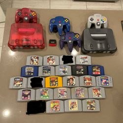 Nintendo 64 n64 consoles games