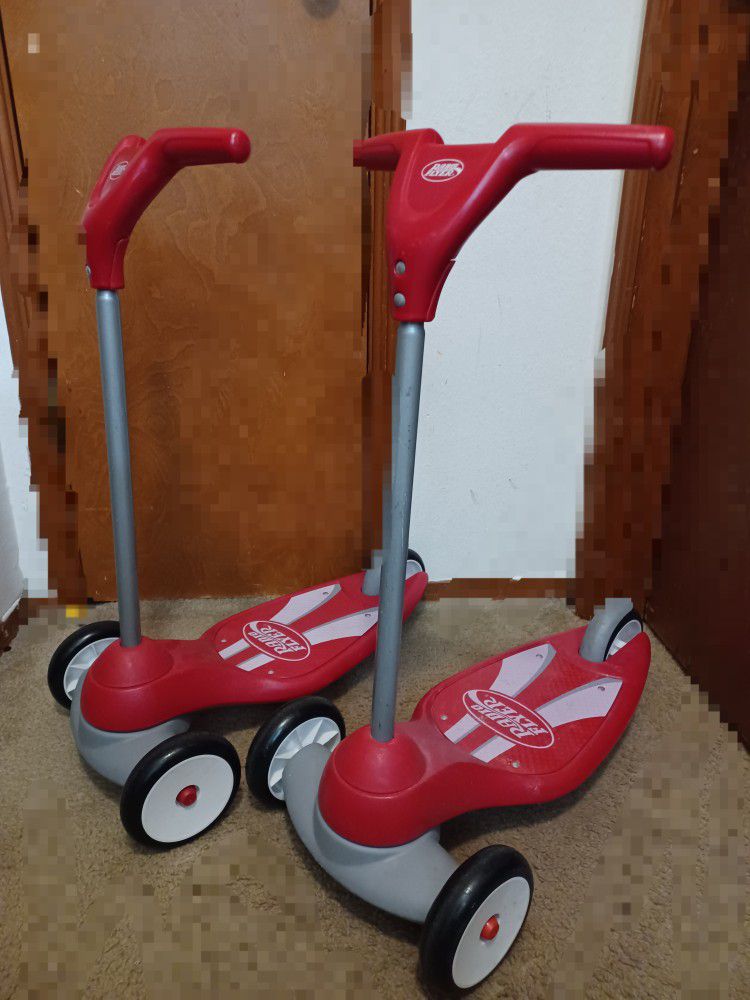 2 Kick Scooters . Available