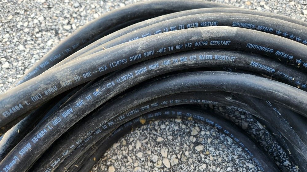 600V Heavy Duty Extension Cord