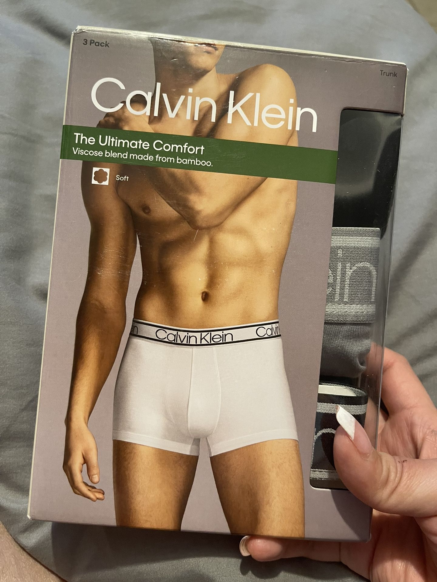 Calvin Klein 3 Pack Trunks (size-L) 