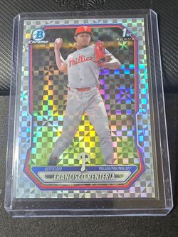 2026 Bowman Chrome Francisco Renteria 1st Bowman X-Fractor Refractor