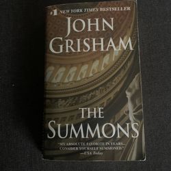 #1 New York Times Bestseller John Grisham ‘The Summons’