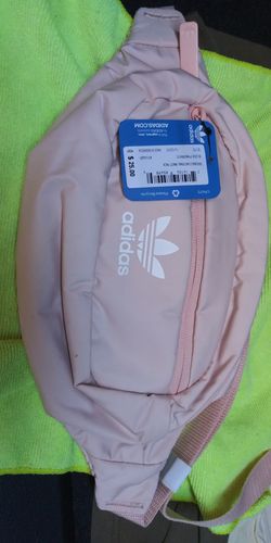 A,ADIDAS ORIGINAL UNISEX NATIONAL WAIST PACK BLUSH PINK