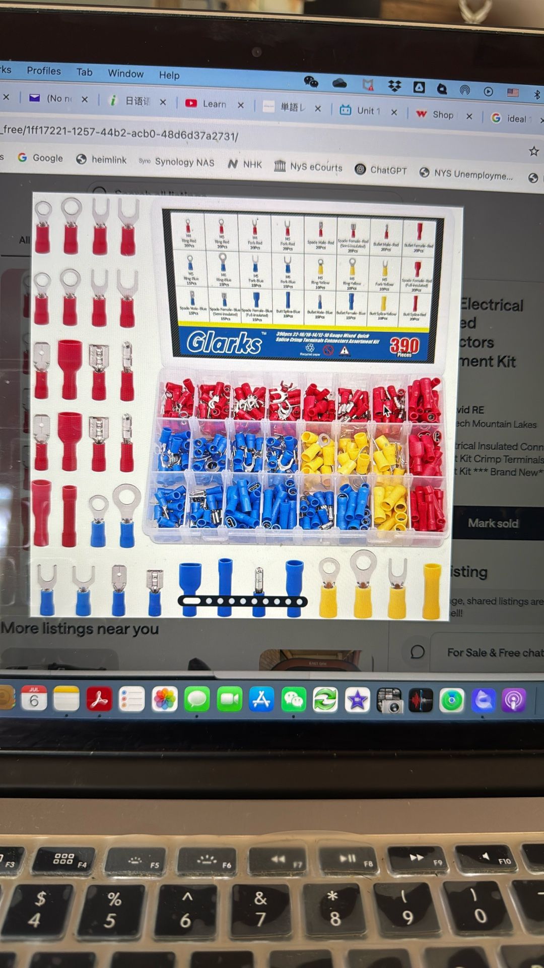 Mixed Electrical Insulated Connectors Assortment Kit