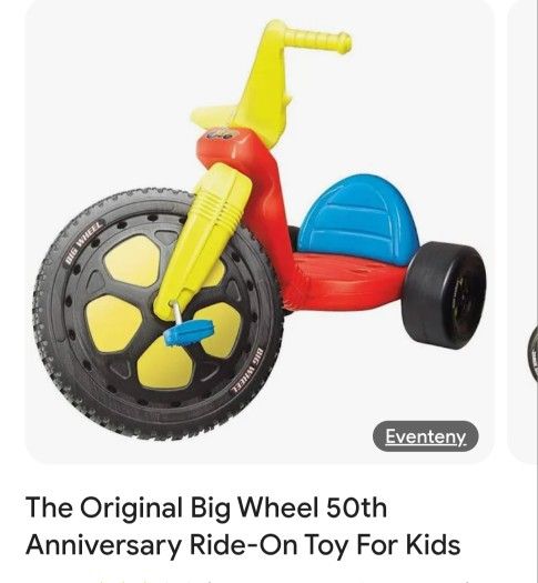 Big Wheel Trycicle Original For Kids