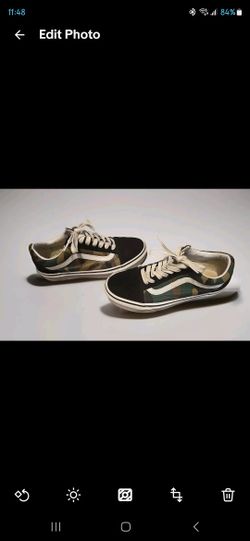 Vans Old School Camo Low Top Size 6 Mens 7 1/2 Womens