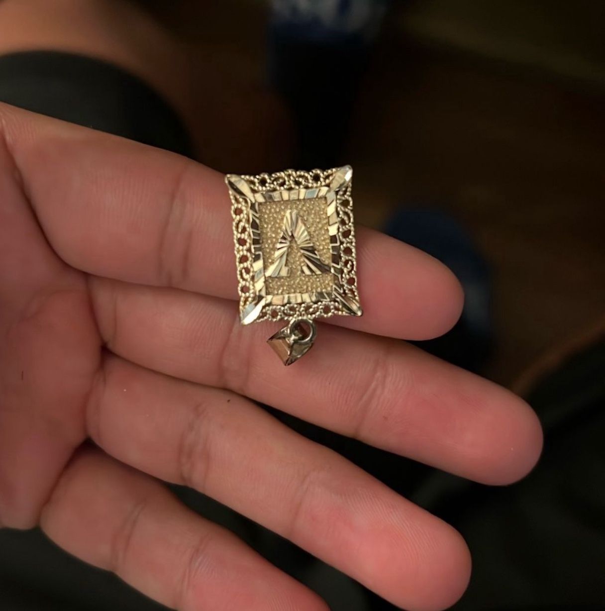 Letter V Gold Chain