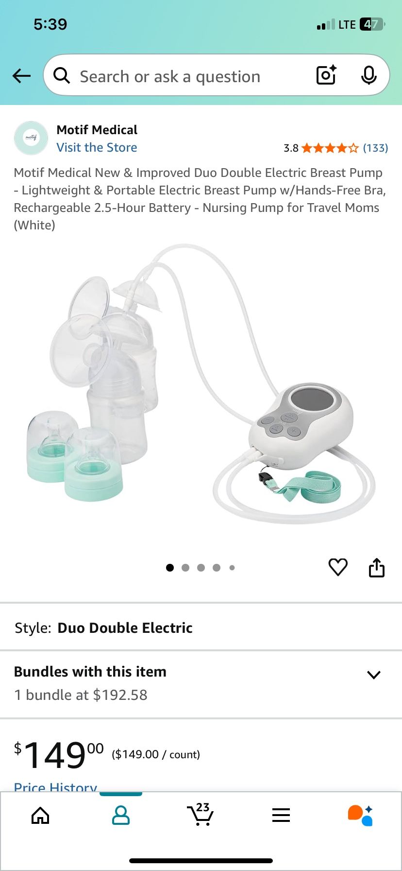 Double Breast Pump