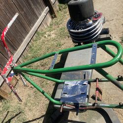 Rare taco frame and bars mini bike