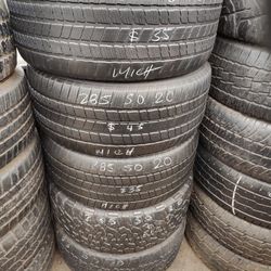 5 Tires Size 285-50-20 All 5 For $100 Cash And Carry Only