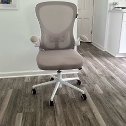 Office Chair - White And Grey 