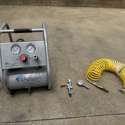 California Air Tools Air Compressor + Hose + Accessories