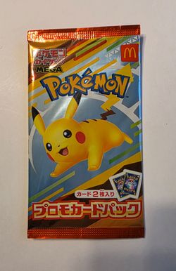 McDonald's Japan Pokémon Promo Card Pack