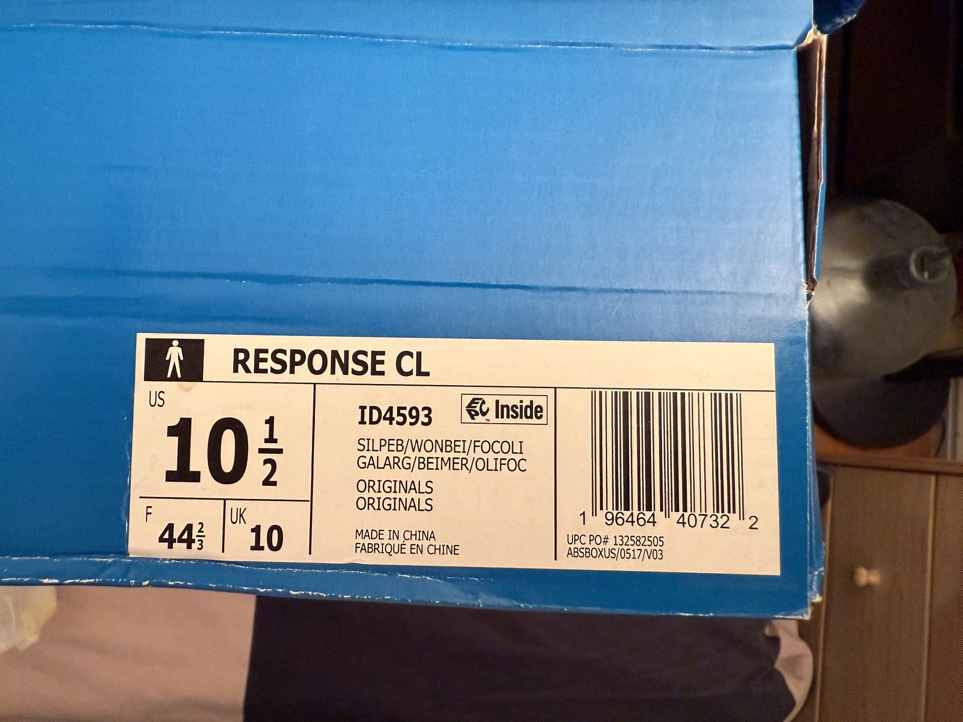 Mens Size 10.5 Adidas Response CL
