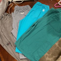 Eight Scrub Bottoms; Med couture; Koi