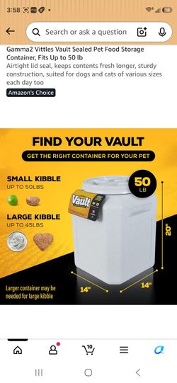 Dog food container