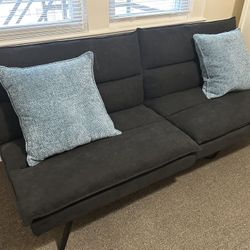 Gray Couch Futon 
