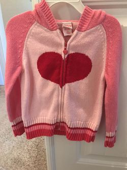Girls Valentines Day jacket sz 4t