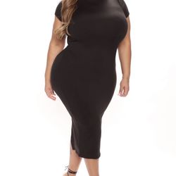 Needing Me Midi Dress- Fashion Nova