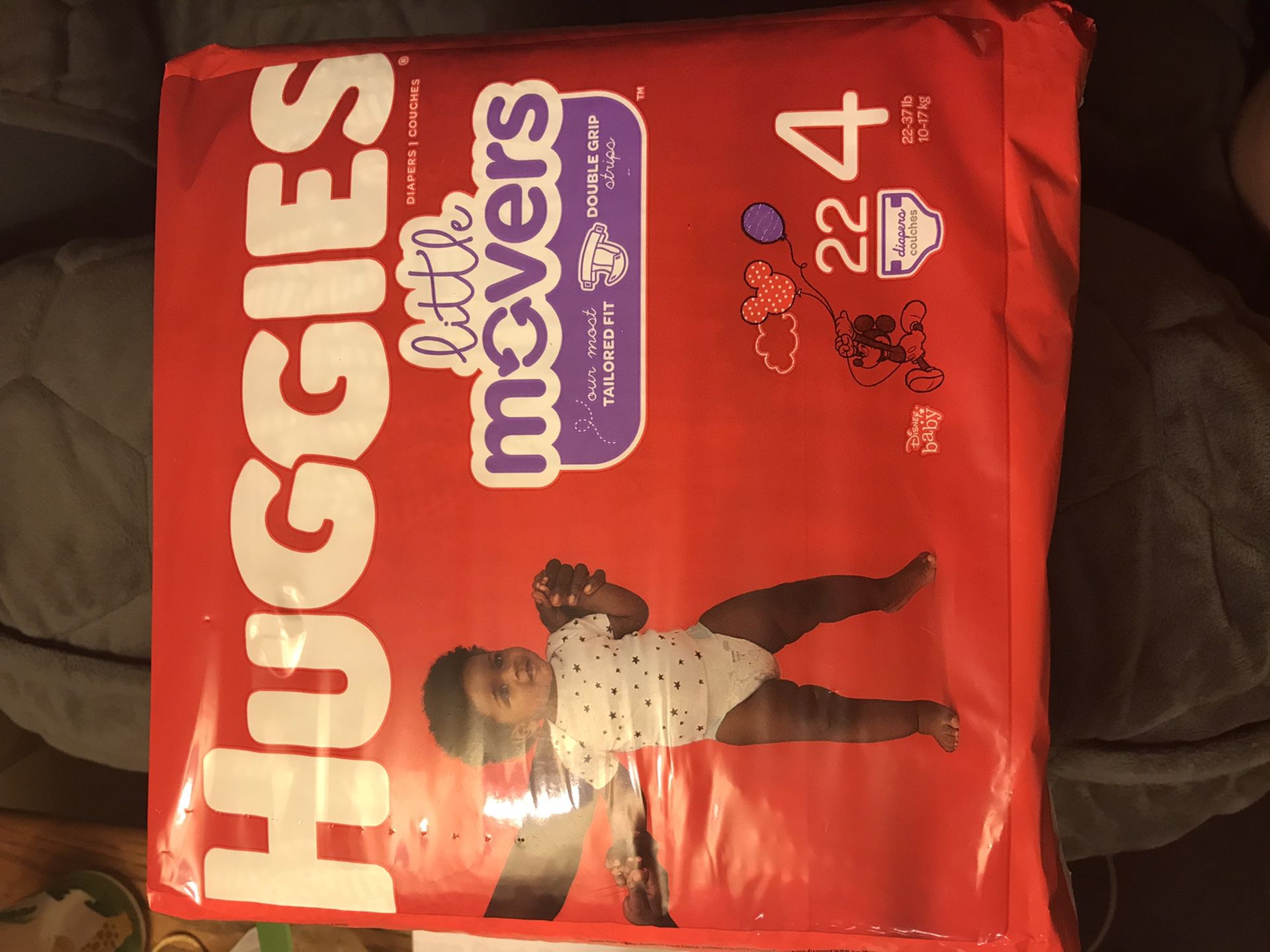 Huggies Little movers size 4