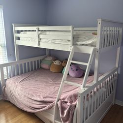 Loft Bed (Top Bunk Only) + Mattress – Excellent Condition