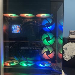 Best Gaming PC 5080 Gpu + Ryzen 7 7800x3d Cpu + 32gb DDR5 + 1tb Ssd + 1200w Psu For Sale 