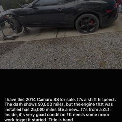 Camaro 2014 Ss Conversation ZL1  